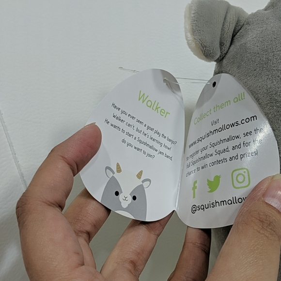 Squishmallows Walker the Goat 8" - Picture 3 of 3